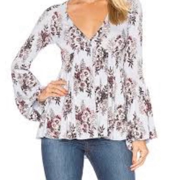Free People Speakeasy Printed Top - Picture 3 of 9